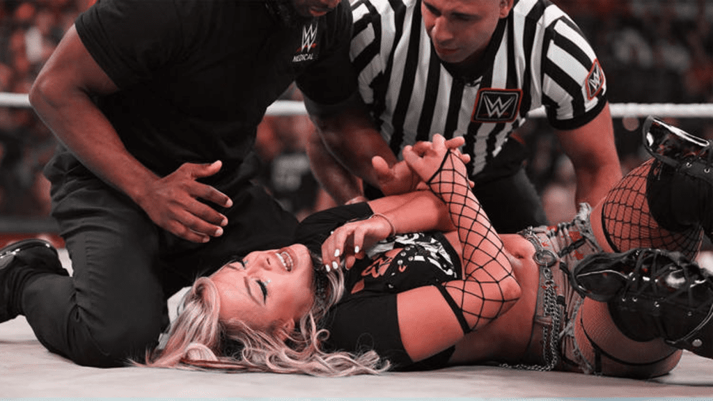 WWE's Liv Morgan Emotional after Rhea Ripley Injury 